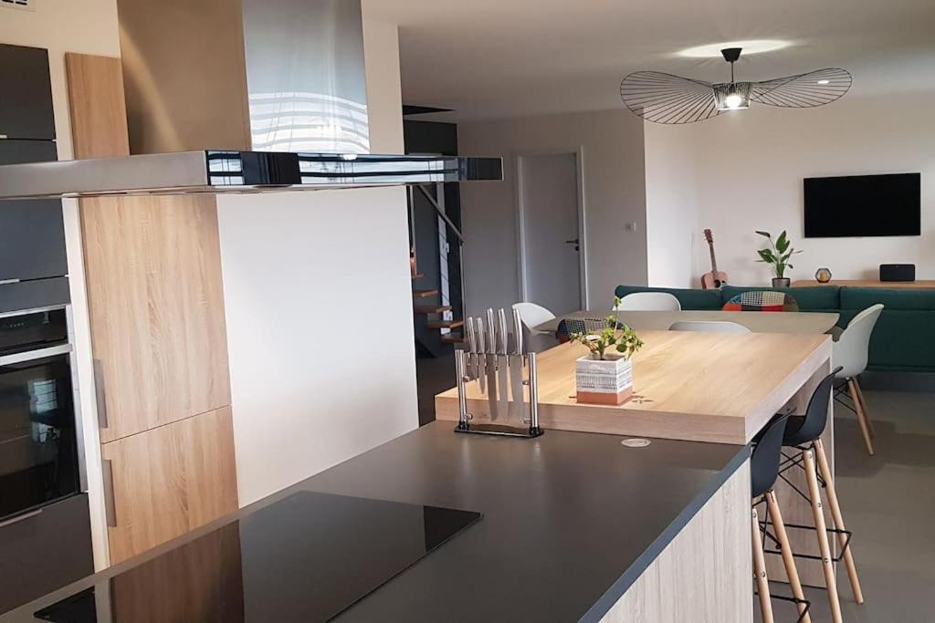 Maison Passive Avec Piscine Proche Colmar Logelheim Exteriör bild